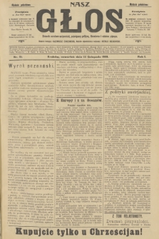 Nasz Głos : dziennik narodowo-antysemicki, poświęcony polityce, literaturze i sztukom pięknym. R.1, 1901, nr 51 - wydanie popołudniowe