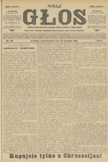 Nasz Głos : dziennik narodowo-antysemicki, poświęcony polityce, literaturze i sztukom pięknym. R.1, 1901, nr 88 - wydanie popołudniowe