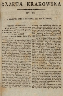 Gazeta Krakowska. 1811, nr 93