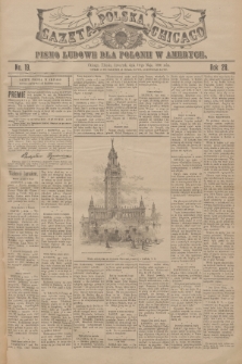 Gazeta Polska Chicago : pismo ludowe dla Polonii w Ameryce. R.28, 1900, No. 19