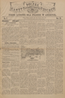 Gazeta Polska Chicago : pismo ludowe dla Polonii w Ameryce. R.29, 1901, No. 2