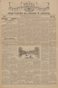 Gazeta Polska Chicago : pismo ludowe dla Polonii w Ameryce. R.29, 1901, No. 5