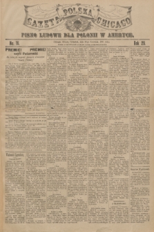 Gazeta Polska Chicago : pismo ludowe dla Polonii w Ameryce. R.29, 1901, No. 16