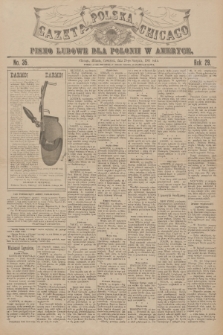 Gazeta Polska Chicago : pismo ludowe dla Polonii w Ameryce. R.29, 1901, No. 35