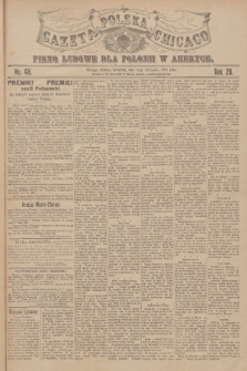 Gazeta Polska Chicago : pismo ludowe dla Polonii w Ameryce. R.29, 1901, No. 46