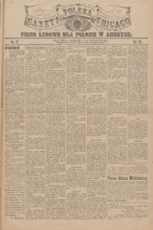 Gazeta Polska Chicago : pismo ludowe dla Polonii w Ameryce. R.30, 1902, No. 37