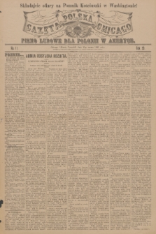 Gazeta Polska Chicago : pismo ludowe dla Polonii w Ameryce. R.33, 1905, No. 11