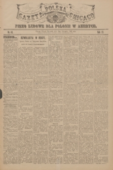 Gazeta Polska Chicago : pismo ludowe dla Polonii w Ameryce. R.33, 1905, No. 48