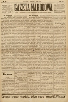 Gazeta Narodowa. 1902, nr 43