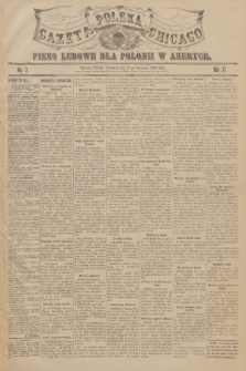 Gazeta Polska Chicago : pismo ludowe dla Polonii w Ameryce. R.37, 1909, No. 3