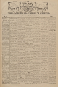 Gazeta Polska Chicago : pismo ludowe dla Polonii w Ameryce. R.37, 1909, No. 4