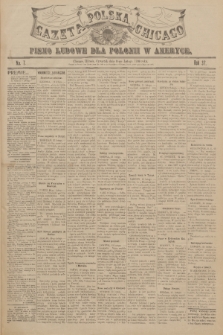 Gazeta Polska Chicago : pismo ludowe dla Polonii w Ameryce. R.37, 1909, No. 7