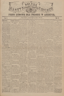 Gazeta Polska Chicago : pismo ludowe dla Polonii w Ameryce. R.37, 1909, No. 8
