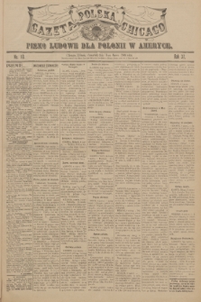 Gazeta Polska Chicago : pismo ludowe dla Polonii w Ameryce. R.37, 1909, No. 10