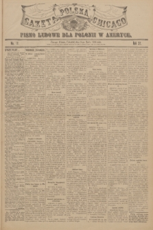 Gazeta Polska Chicago : pismo ludowe dla Polonii w Ameryce. R.37, 1909, No. 11