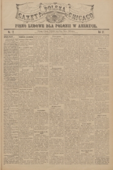 Gazeta Polska Chicago : pismo ludowe dla Polonii w Ameryce. R.37, 1909, No. 12