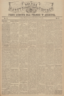 Gazeta Polska Chicago : pismo ludowe dla Polonii w Ameryce. R.37, 1909, No. 15