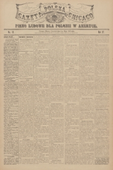 Gazeta Polska Chicago : pismo ludowe dla Polonii w Ameryce. R.37, 1909, No. 18