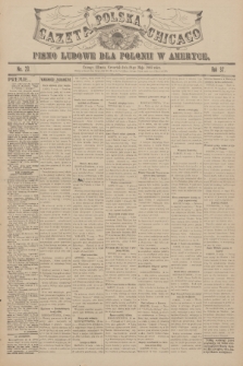 Gazeta Polska Chicago : pismo ludowe dla Polonii w Ameryce. R.37, 1909, No. 20