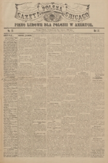 Gazeta Polska Chicago : pismo ludowe dla Polonii w Ameryce. R.37, 1909, No. 23