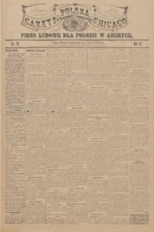 Gazeta Polska Chicago : pismo ludowe dla Polonii w Ameryce. R.37, 1909, No. 25