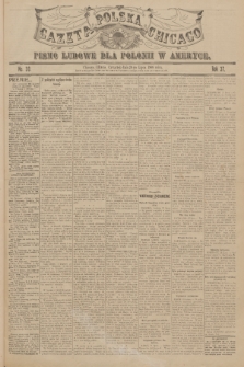 Gazeta Polska Chicago : pismo ludowe dla Polonii w Ameryce. R.37, 1909, No. 30