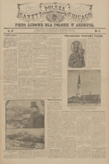 Gazeta Polska Chicago : pismo ludowe dla Polonii w Ameryce. R.37, 1909, No. 43