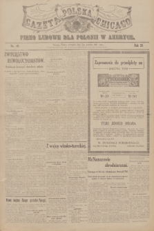 Gazeta Polska Chicago : pismo ludowe dla Polonii w Ameryce. R.39, 1911, No. 49