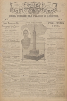 Gazeta Polska Chicago : pismo ludowe dla Polonii w Ameryce. R.40, 1912, No. 1