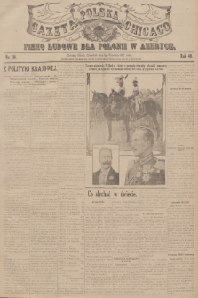 Gazeta Polska Chicago : pismo ludowe dla Polonii w Ameryce. R.40, 1912, No. 36
