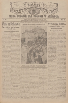 Gazeta Polska Chicago : pismo ludowe dla Polonii w Ameryce. R.40, 1912, No. 48