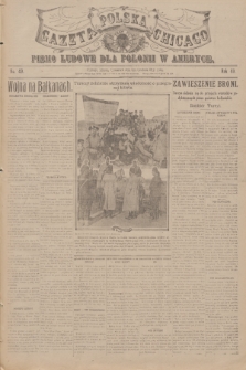 Gazeta Polska Chicago : pismo ludowe dla Polonii w Ameryce. R.40, 1912, No. 49