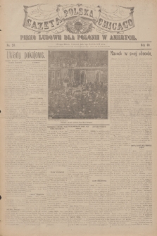 Gazeta Polska Chicago : pismo ludowe dla Polonii w Ameryce. R.40, 1912, No. 50