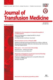 Journal of Transfusion Medicine. T. 14, 2021, nr 4