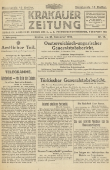 Krakauer Zeitung : zugleich amtliches Organ des K. u. K. Festungskommandos. 1915, nr 10