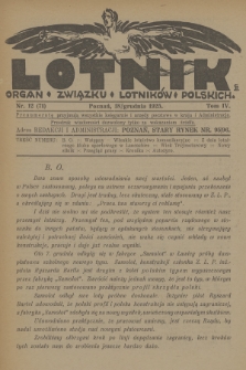 Lotnik : organ Związku Lotników Polskich. T.4, 1926, nr 12 (71)
