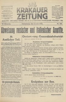 Krakauer Zeitung : zugleich amtliches Organ des K. U. K. Festungs-Kommandos. 1916, nr 193