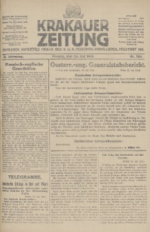 Krakauer Zeitung : zugleich amtliches Organ des K. U. K. Festungs-Kommandos. 1916, nr 204
