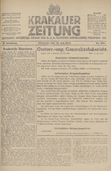 Krakauer Zeitung : zugleich amtliches Organ des K. U. K. Festungs-Kommandos. 1916, nr 206