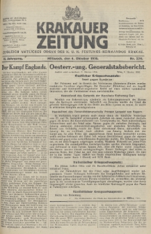 Krakauer Zeitung : zugleich amtliches Organ des K. U. K. Festungs-Kommandos. 1916, nr 276