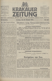 Krakauer Zeitung : zugleich amtliches Organ des K. U. K. Festungs-Kommandos. 1916, nr 287