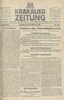 Krakauer Zeitung : zugleich amtliches Organ des K. U. K. Festungs-Kommandos. 1916, nr 300