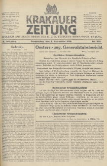 Krakauer Zeitung : zugleich amtliches Organ des K. U. K. Festungs-Kommandos. 1916, nr 305
