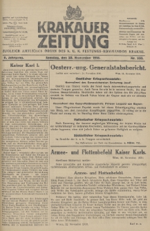 Krakauer Zeitung : zugleich amtliches Organ des K. U. K. Festungs-Kommandos. 1916, nr 330