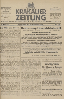 Krakauer Zeitung : zugleich amtliches Organ des K. U. K. Festungs-Kommandos. 1916, nr 349