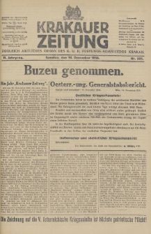 Krakauer Zeitung : zugleich amtliches Organ des K. U. K. Festungs-Kommandos. 1916, nr 351