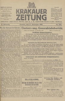 Krakauer Zeitung : zugleich amtliches Organ des K. U. K. Festungs-Kommandos. 1916, nr 352