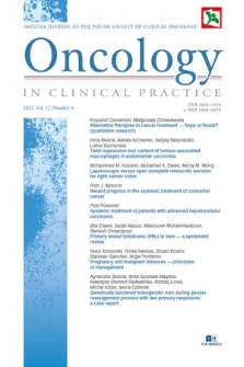 Oncology in Clinical Practice : official journal of the Polish Society of Clinical Oncology. Vol. 17, 2021, no. 4