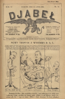 Djabeł. R.52, 1920, nr 16
