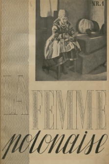 La Femme Polonaise. 1938, nr 1